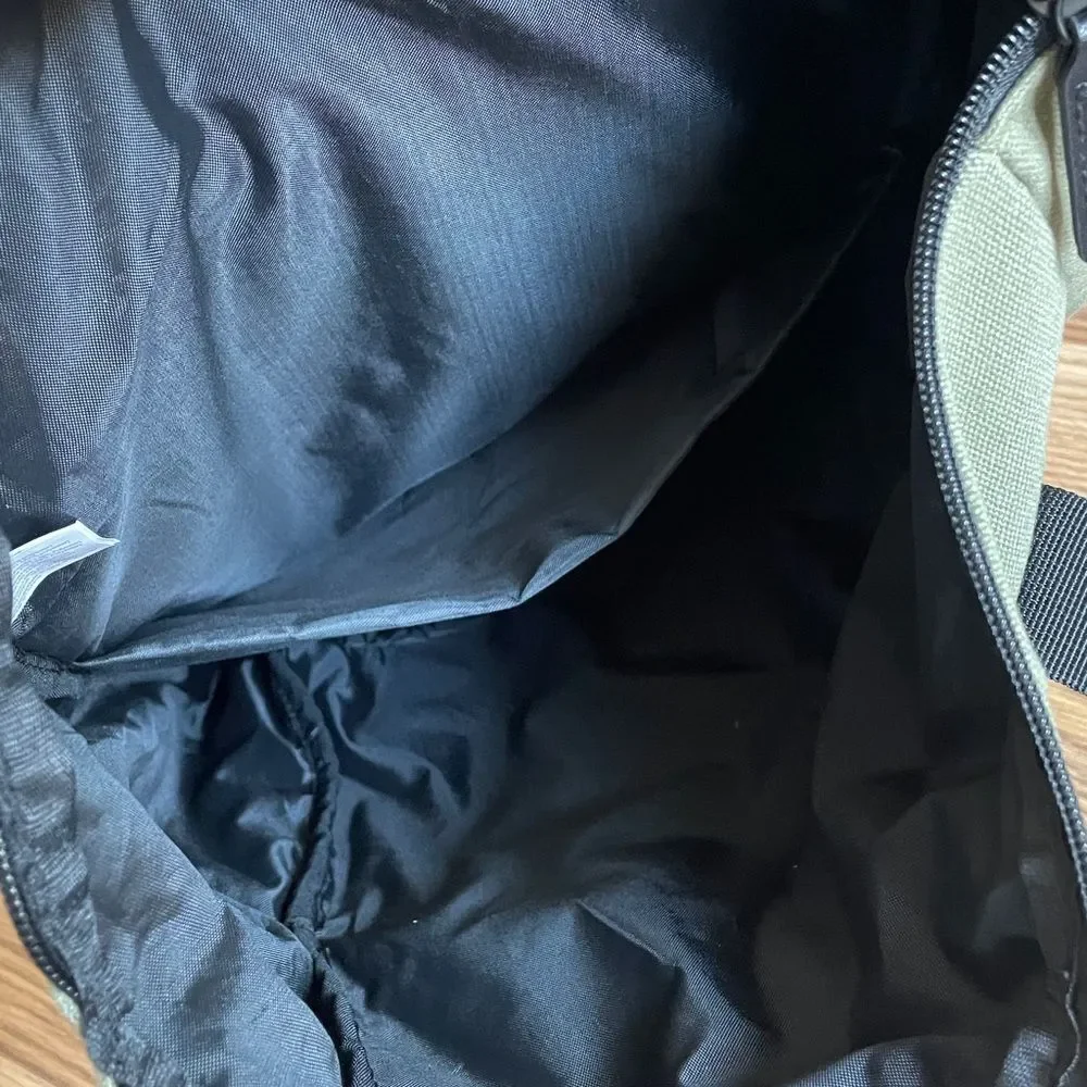 Kleinschmidt Olive Green Canvas Backpack Black Leather Bottom Hydropower Edition
